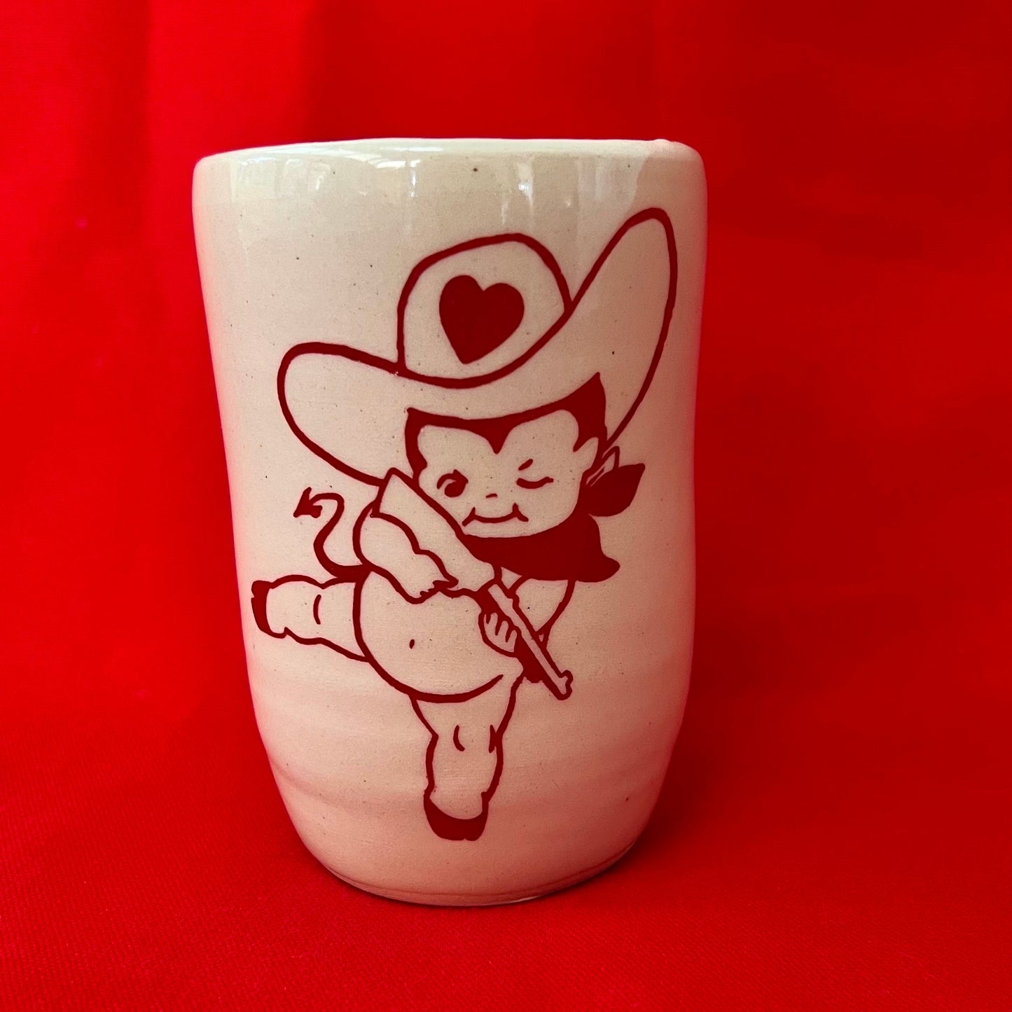 Cowboy Kewpie Vessel