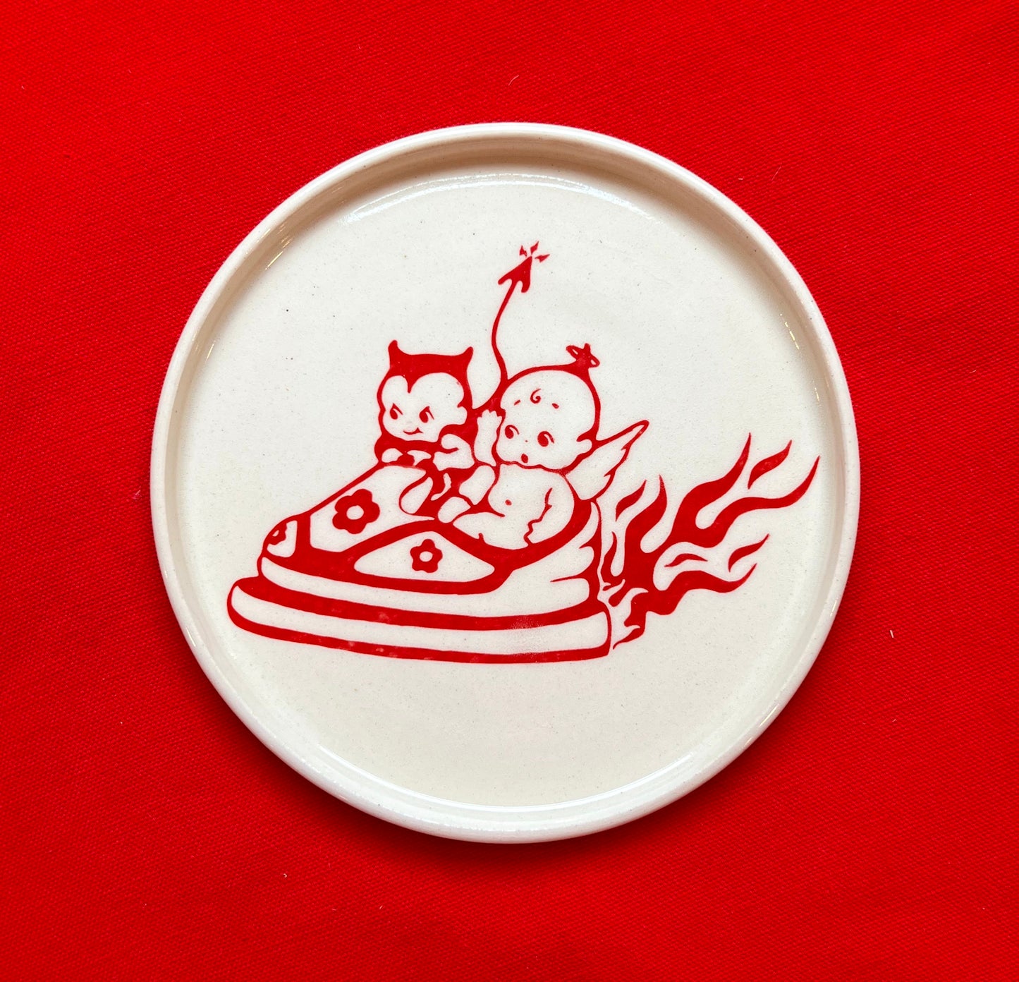 Bumper Car Babies Dish