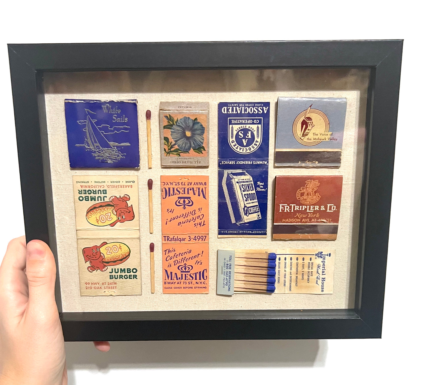 1 of 1 Vintage Matchbook Shadowbox