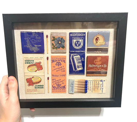 1 of 1 Vintage Matchbook Shadowbox