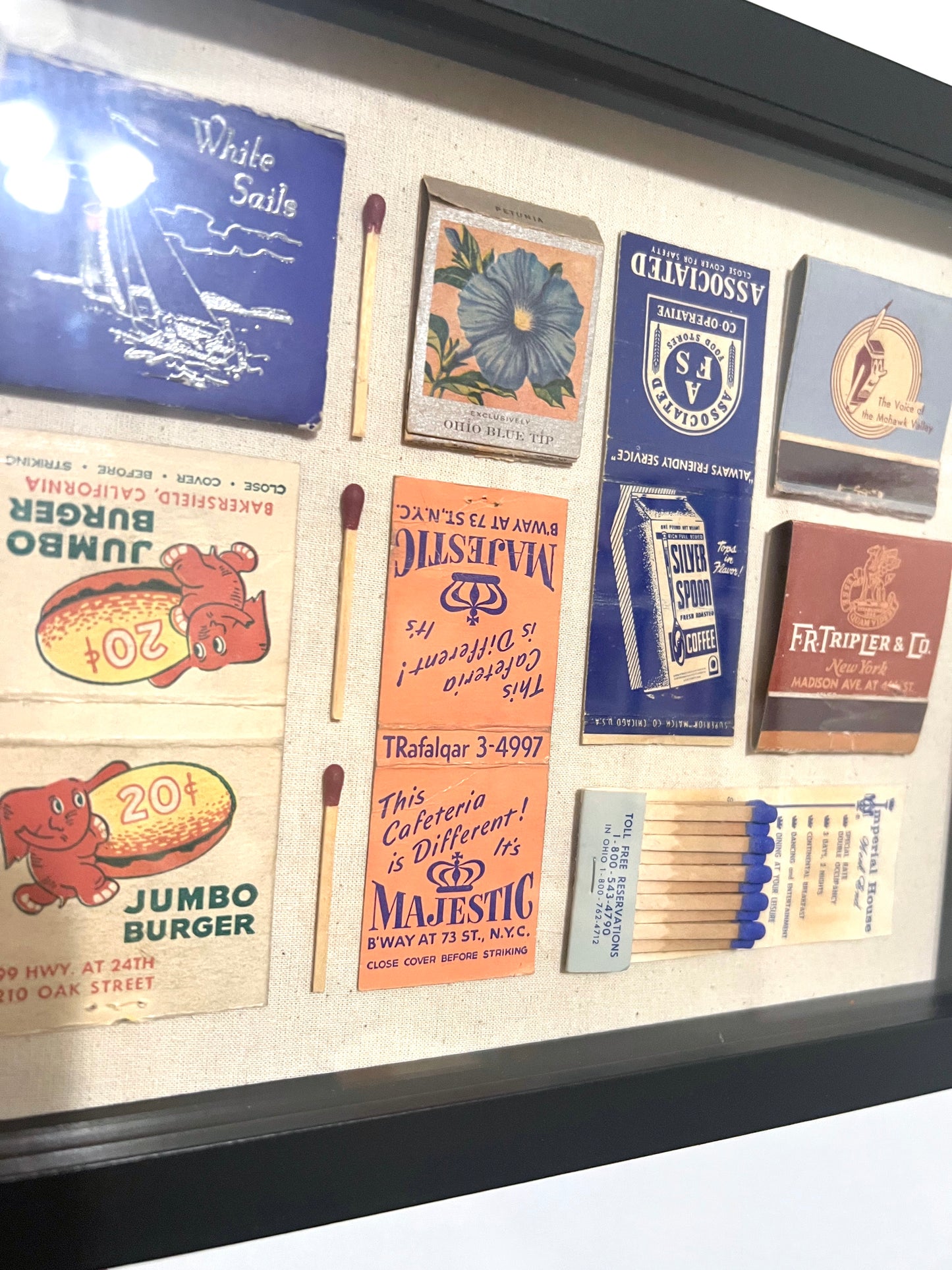 1 of 1 Vintage Matchbook Shadowbox
