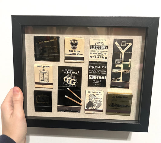 1 of 1 Vintage Matchbook Shadowbox