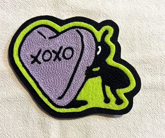 XO Candy Heart Patch
