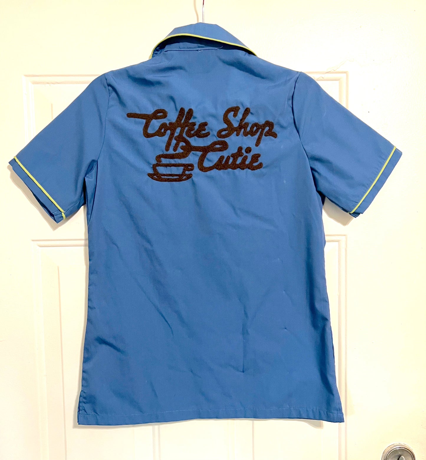 1 of 1 Coffee Shop Cutie! Chainstitched Shirt