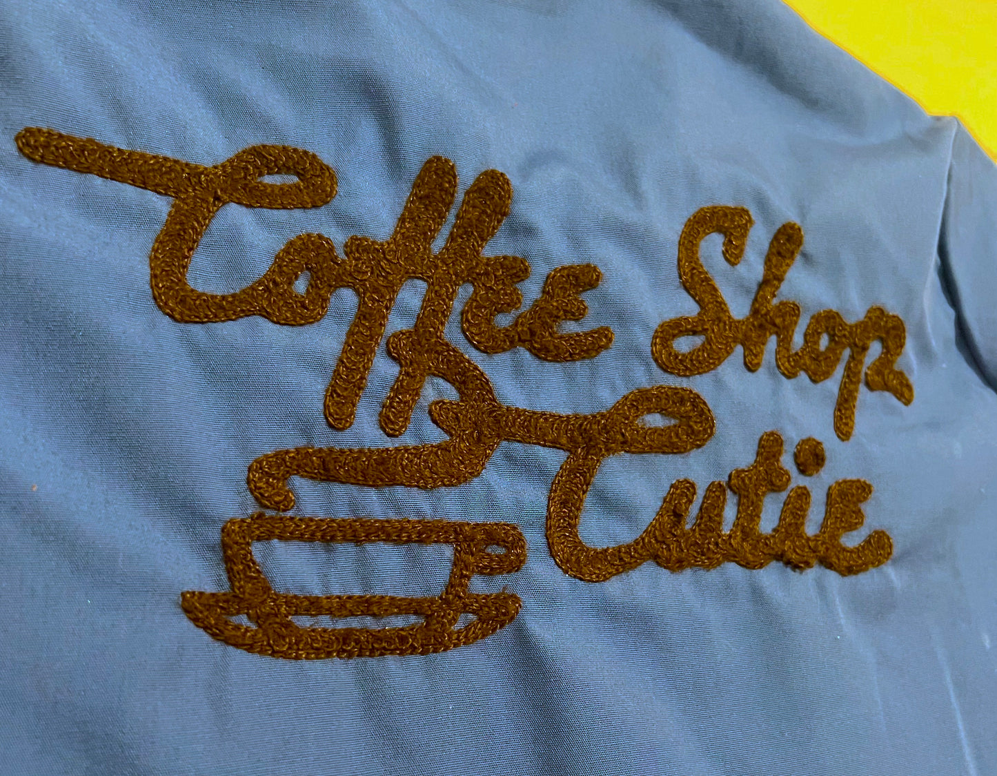 1 of 1 Coffee Shop Cutie! Chainstitched Shirt