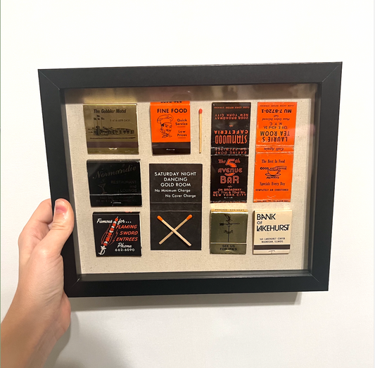 1 of 1 Vintage Matchbook Shadowbox